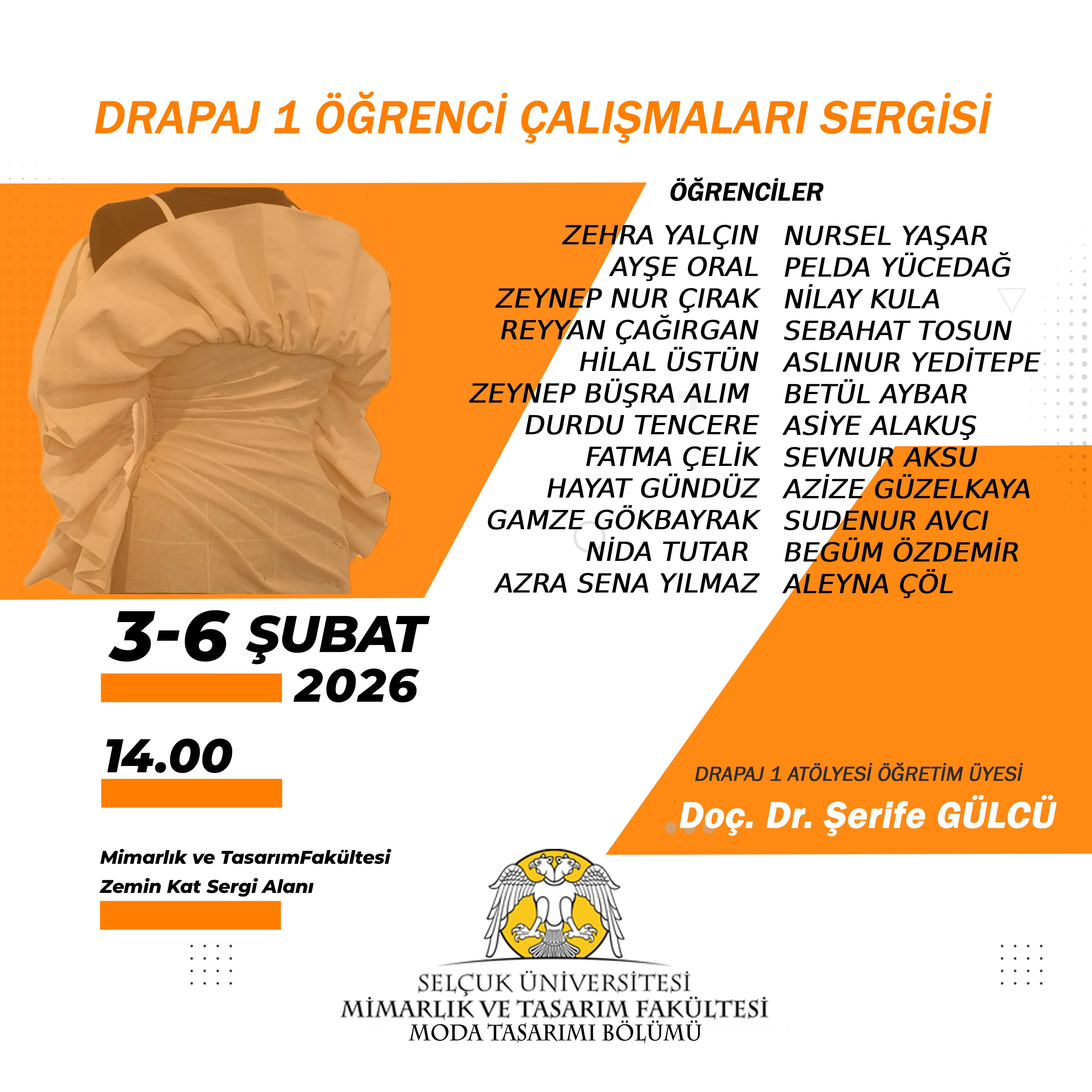 Drapaj 1 Öğrenci Çalışmaları Sergisi